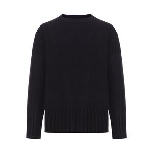 Jil Sander Men Long-Sleeved Sweater In Thick Eco Cashmere